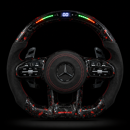 Volant Mercedes Performance Carbone LED