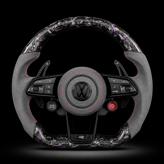 Volant Volkswagen R Carbone Violet Performance