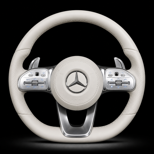 Volant Mercedes Élégance Blanche